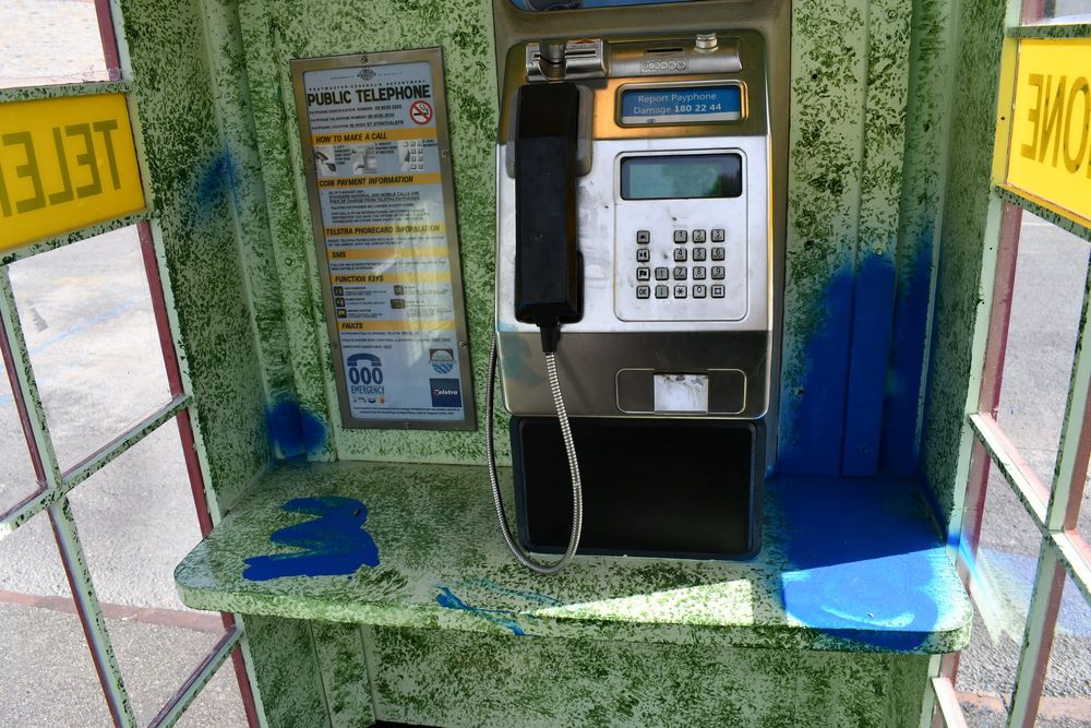 SENSELESS: Restored Strathalbyn High Street phone box vandalised post image