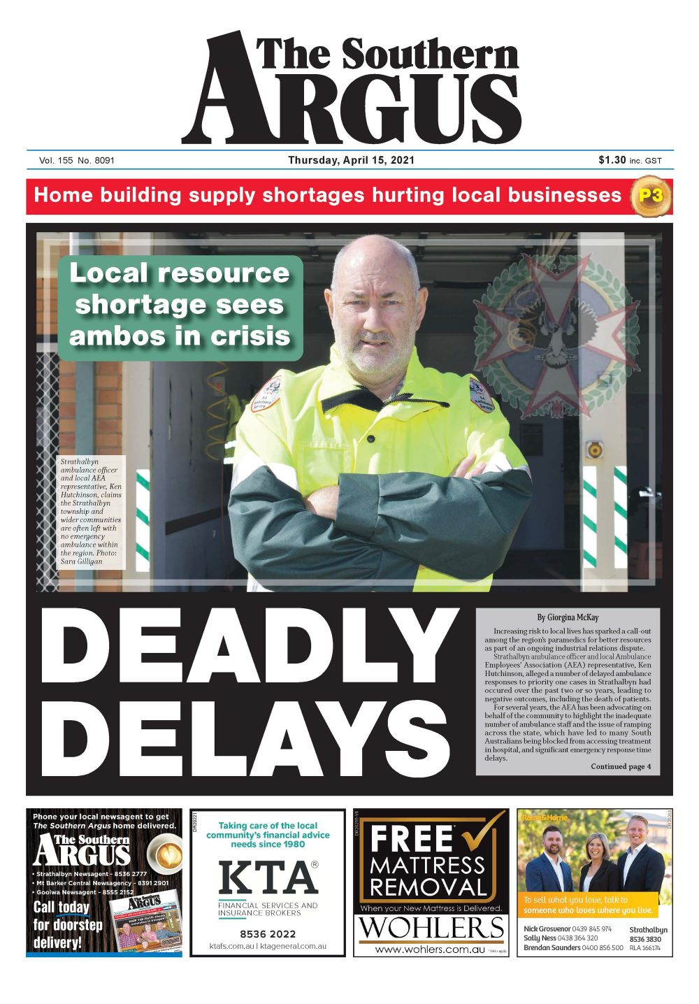 The Southern Argus - April 15, 2021 post image