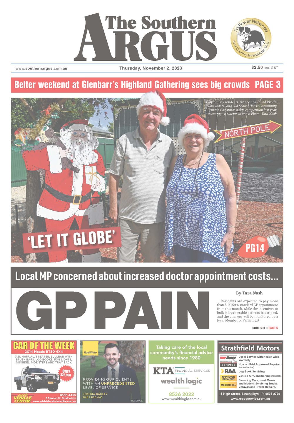 The Southern Argus - November 1, 2023 post image