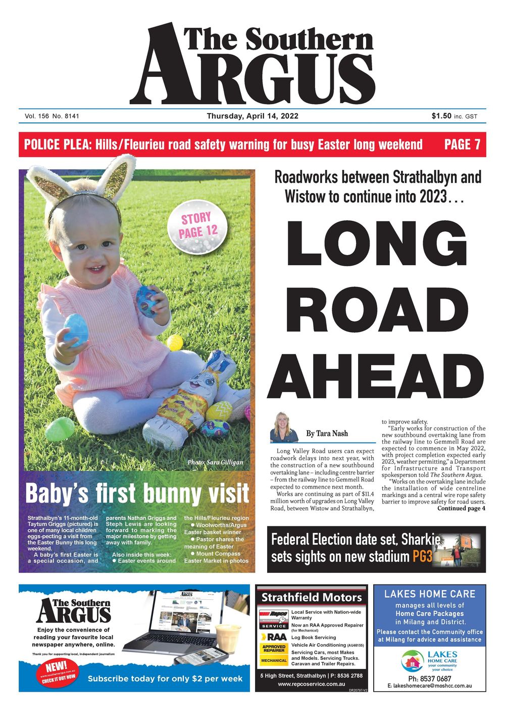 The Southern Argus - April 14, 2022 post image