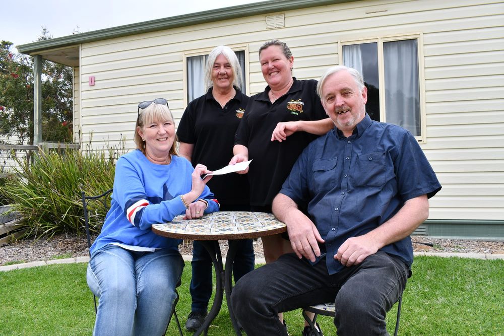 Caravan park gives back to community through donation post image
