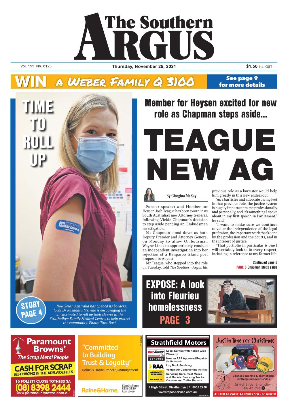 The Southern Argus - November 25, 2021 post image