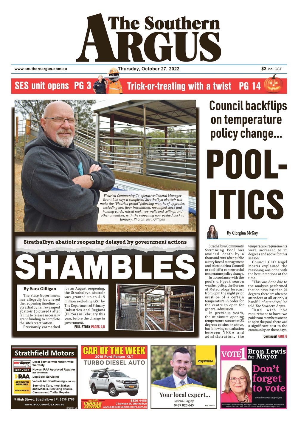 The Southern Argus - October 27, 2022 post image
