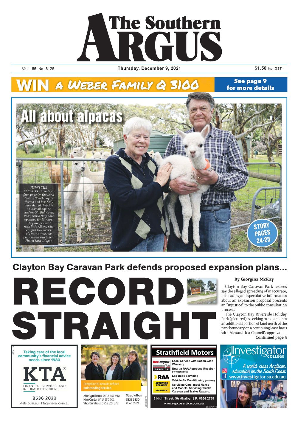 The Southern Argus - December 9, 2021 post image