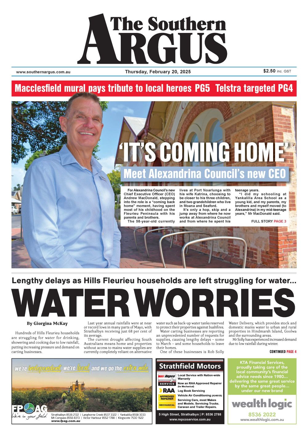 The Southern Argus - February 20, 2025 post image
