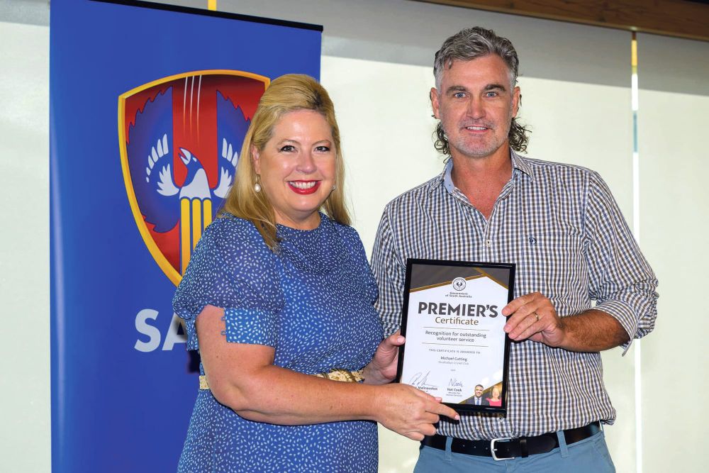 Cutting presented with prestigious volunteer award post image