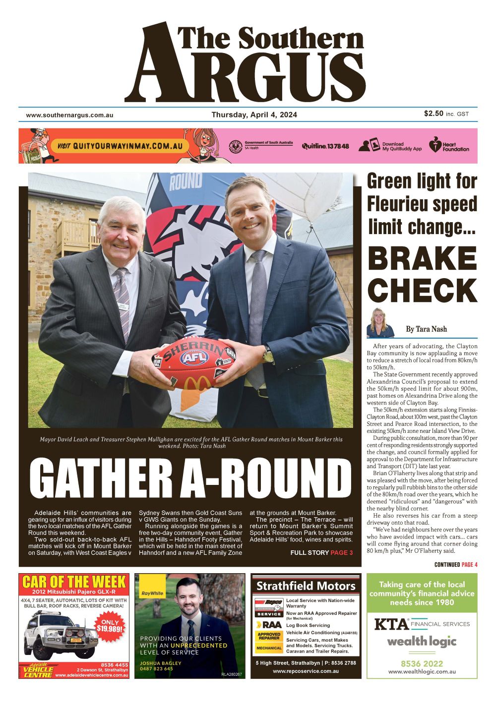 The Southern Argus - April 4, 2024 post image