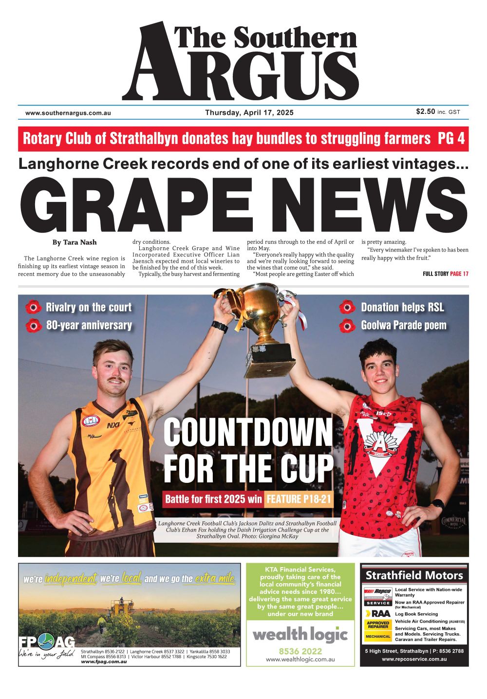 The Southern Argus - April 17, 2025 post image