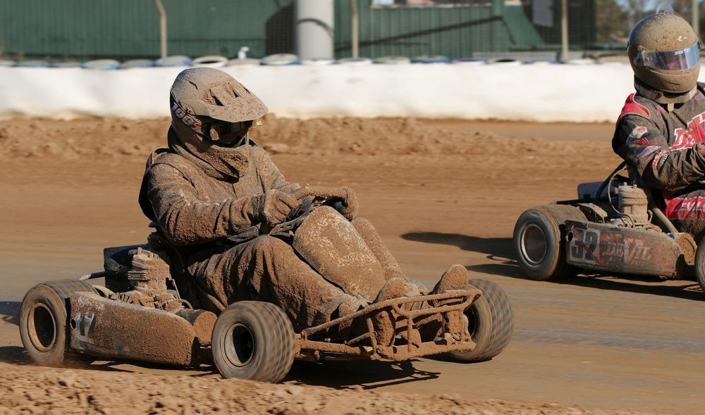Go-karters race back in time during retro-themed meet post image