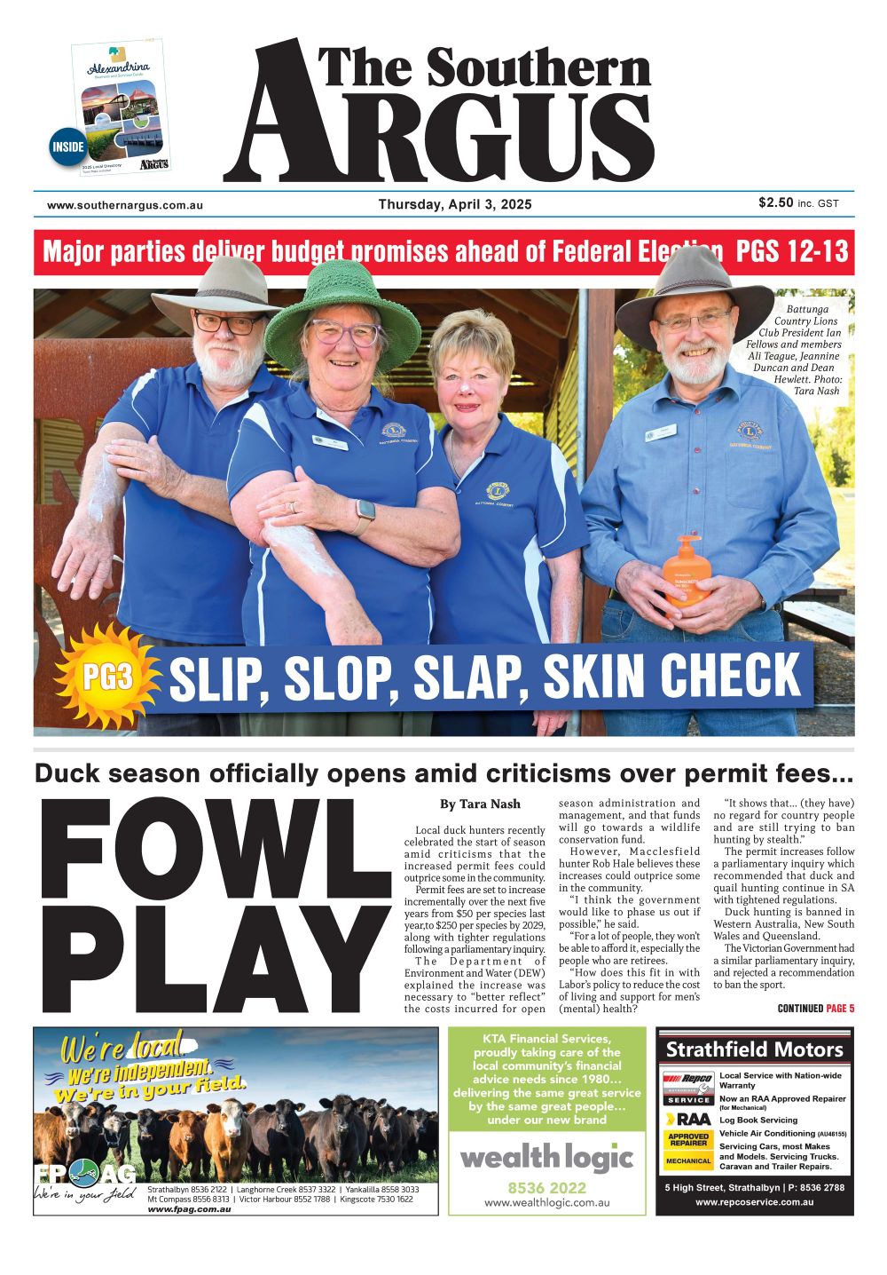 The Southern Argus - April 3, 2025 post image