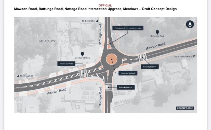 Feedback sought on roundabout design at Meadows post image