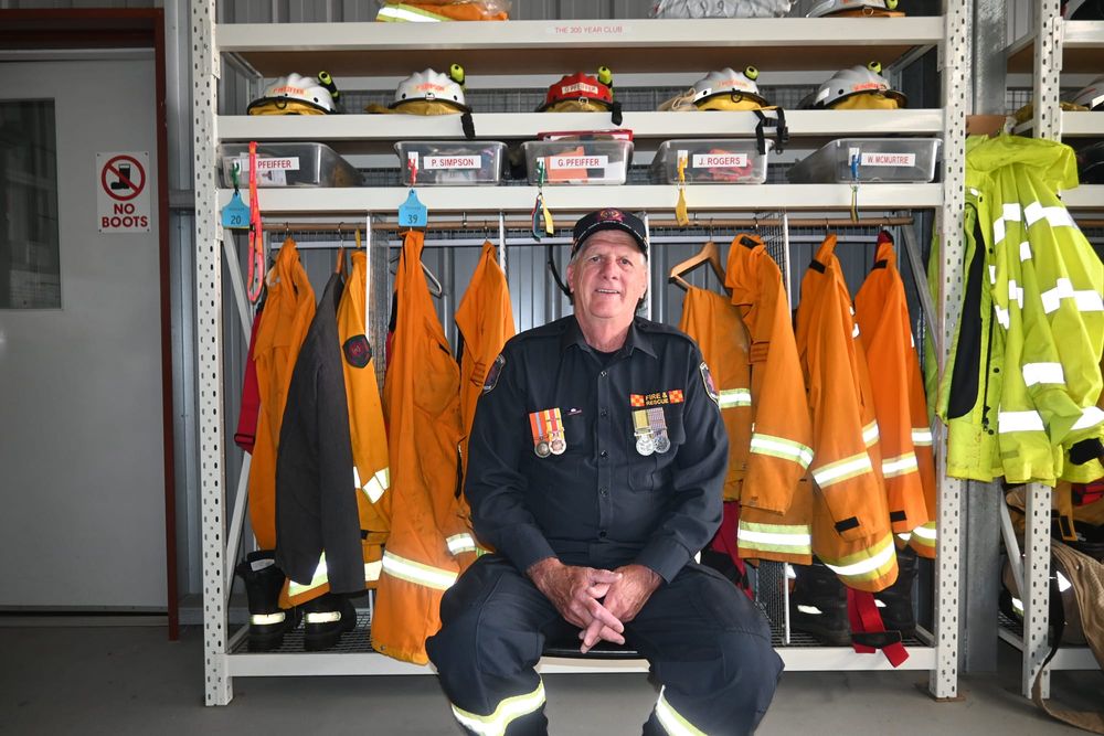 Volunteer credits milestone to family post image