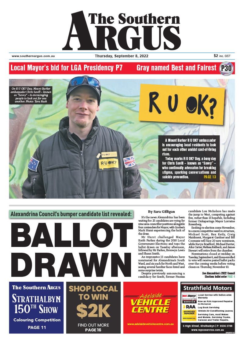 The Southern Argus - September 8, 2022 post image