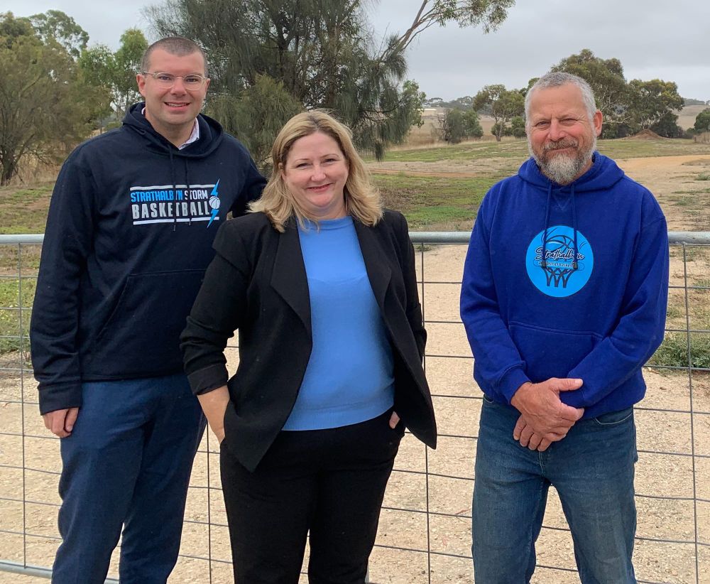 Strathalbyn’s proposed basketball stadium high on Rebekha Sharkie’s agenda post image