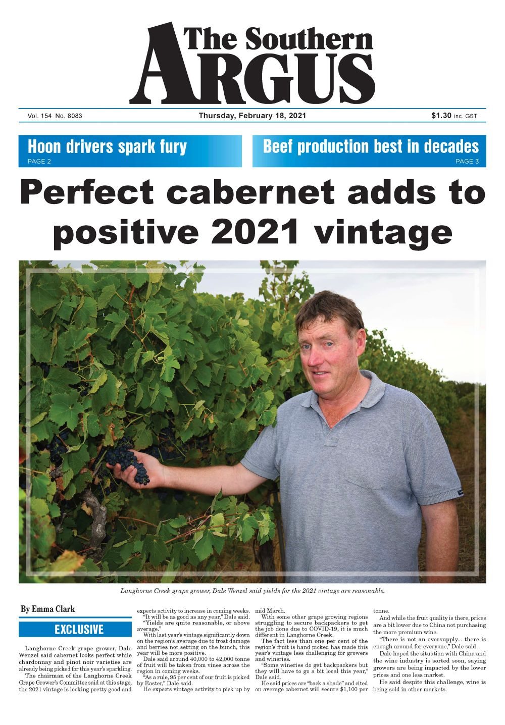 The Southern Argus - February 18, 2021 post image