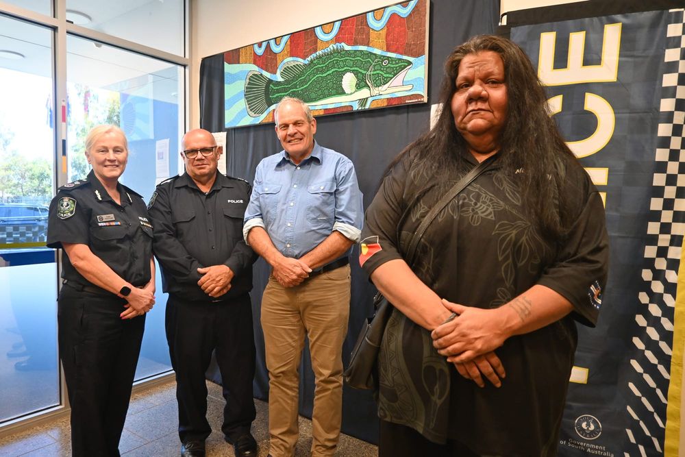 Mural unveiled at police station post image