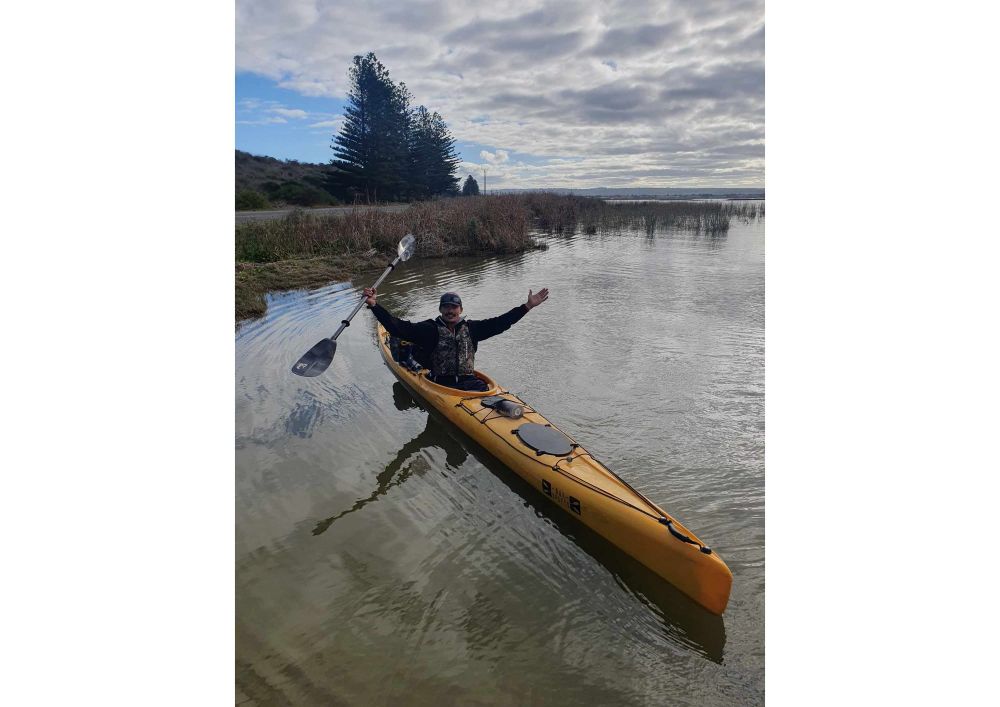 Murray Mouth finish line for epic paddle post image