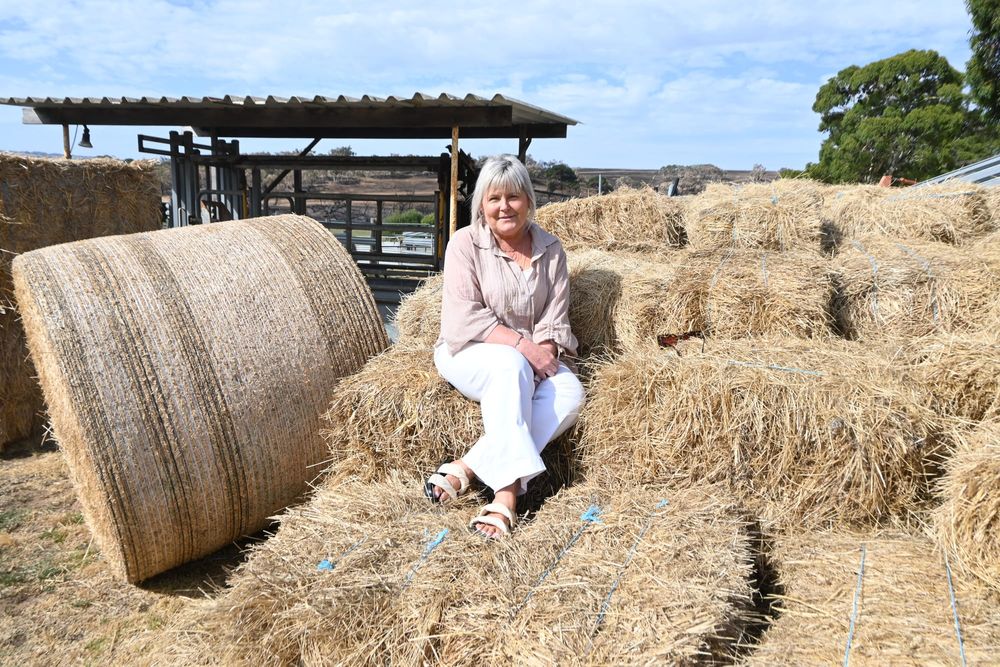 Community donates hay after fires post image