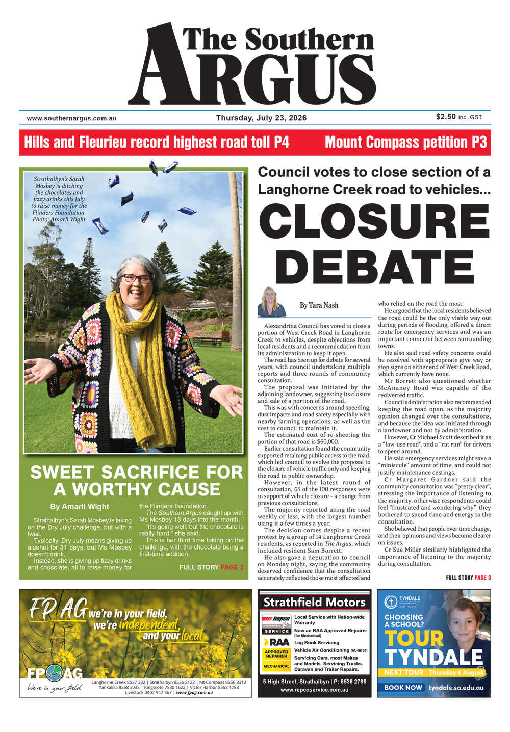The Southern Argus - July 23, 2026 post image