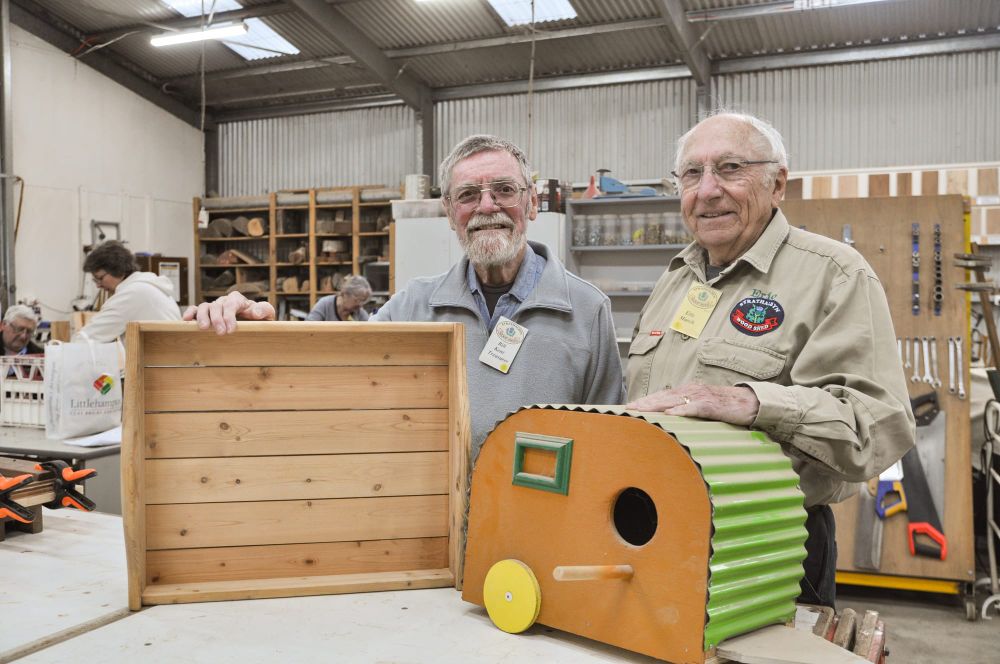 Woodworkers clock up life memberships post image