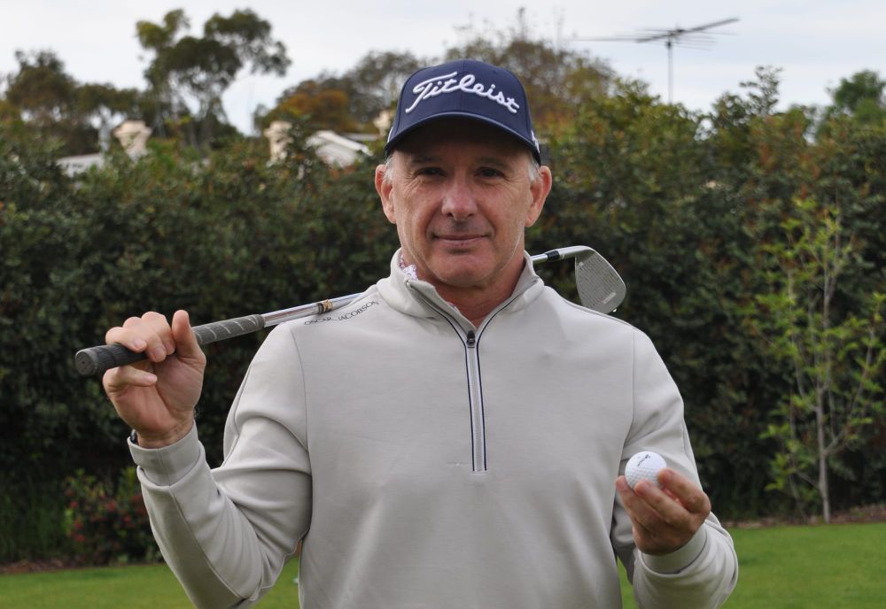 Ben celebrates a hole-in-one post image