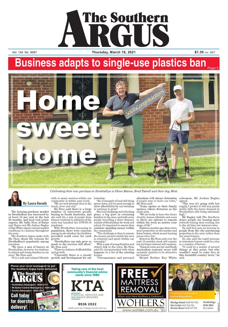 The Southern Argus - March 18, 2021 post image