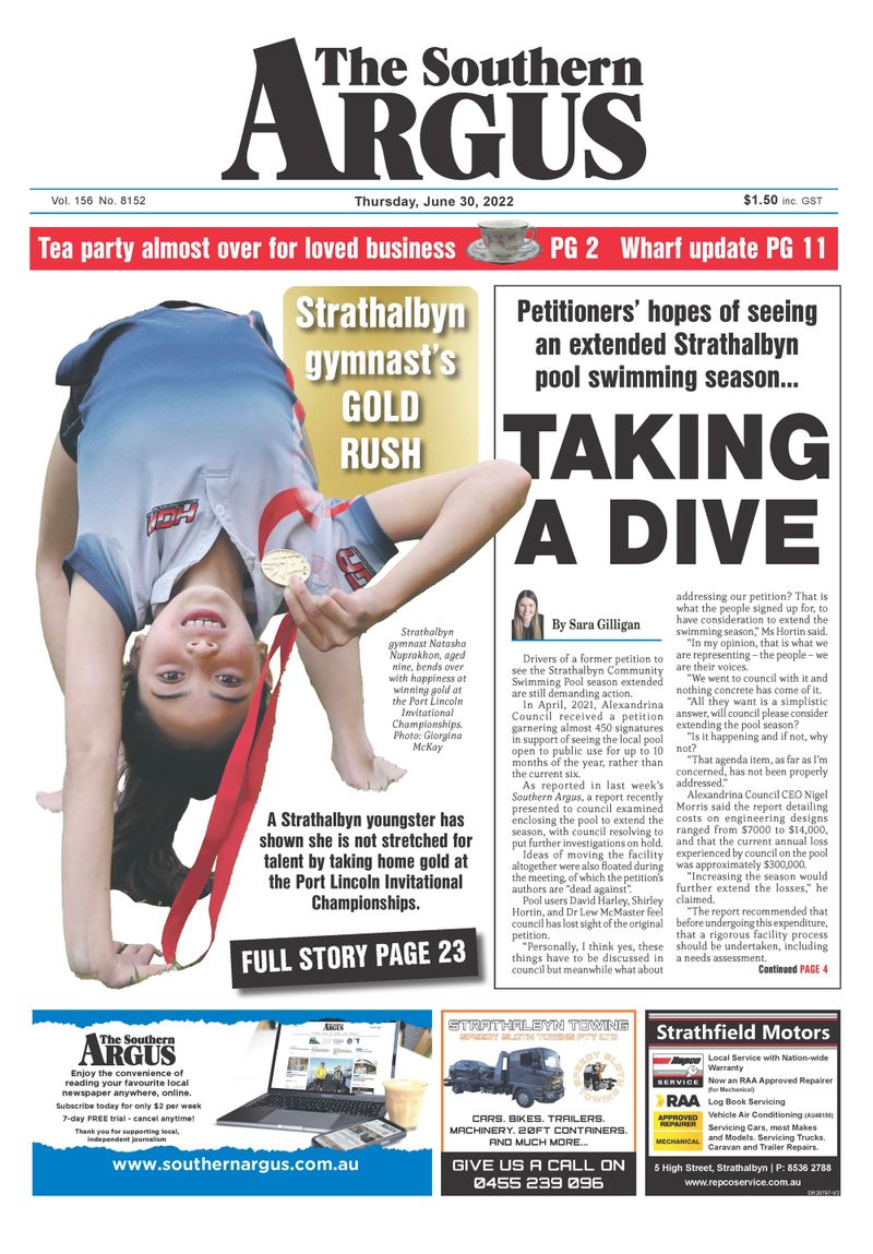 The Southern Argus - June 30th, 2022 post image