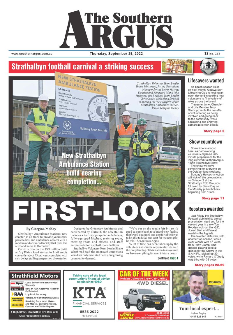 The Southern Argus - September 29, 2022 post image