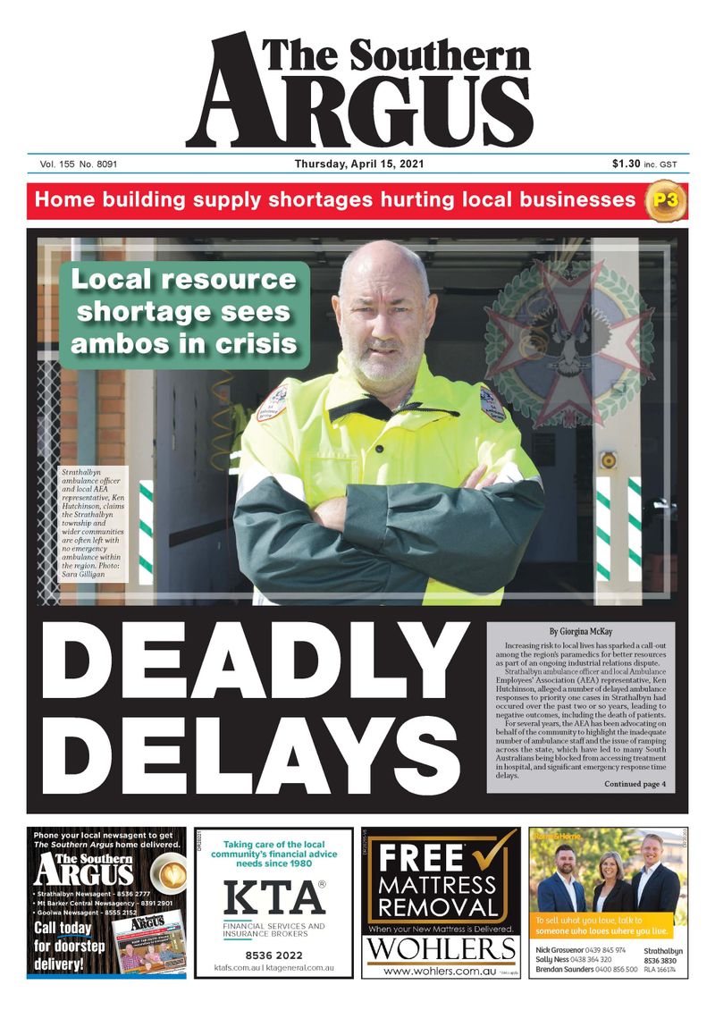 The Southern Argus - April 15, 2021 post image