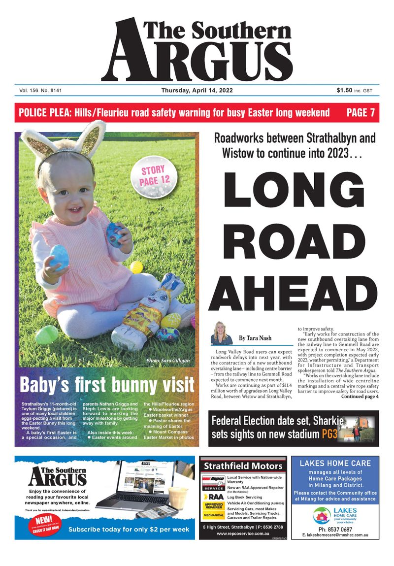The Southern Argus - April 14, 2022 post image