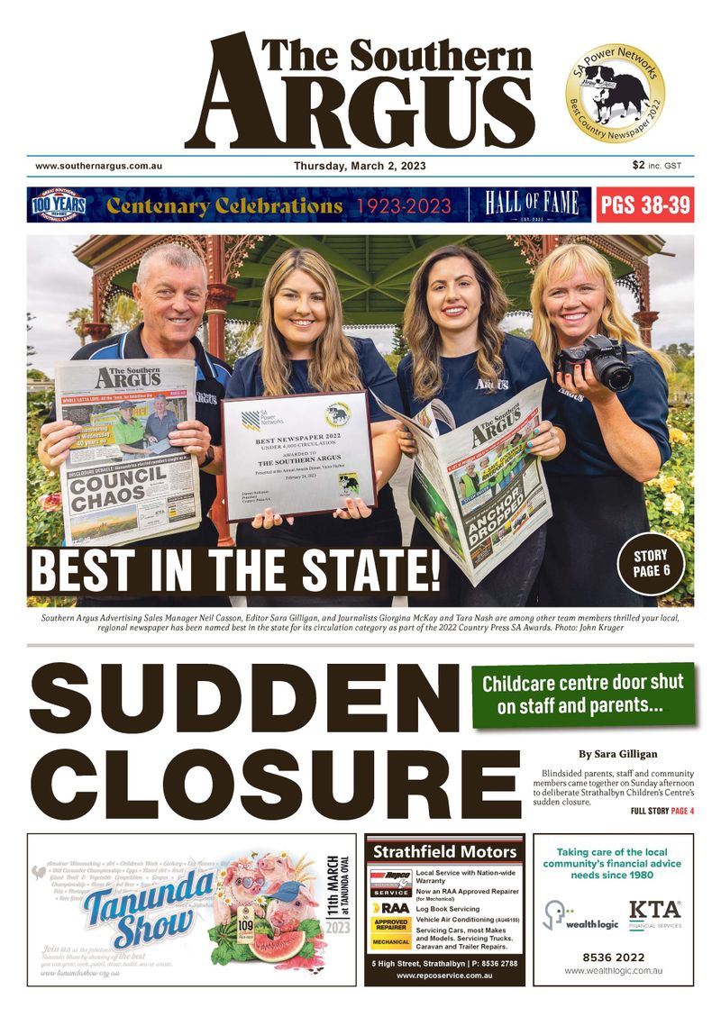 The Southern Argus - March 2, 2023 post image