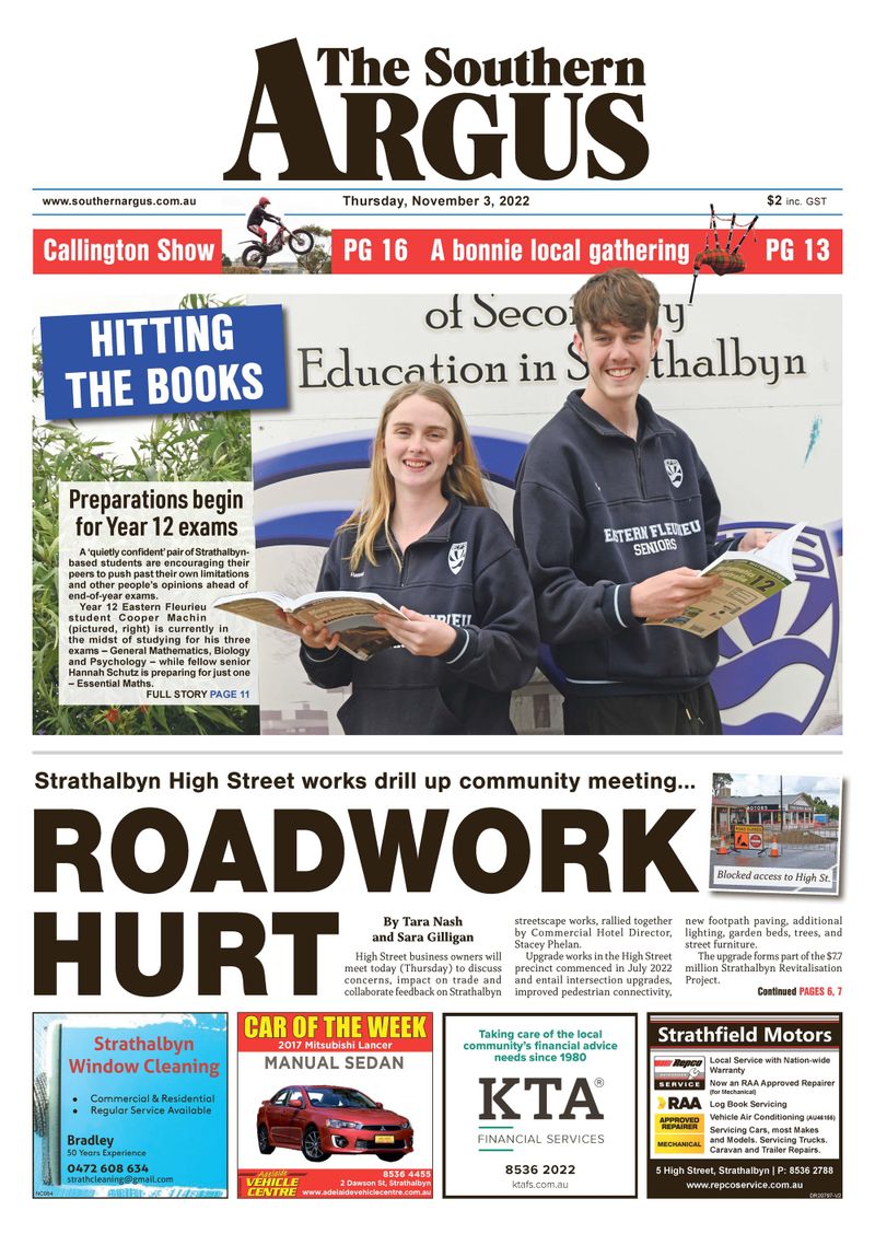 The Southern Argus - November 3, 2022 post image