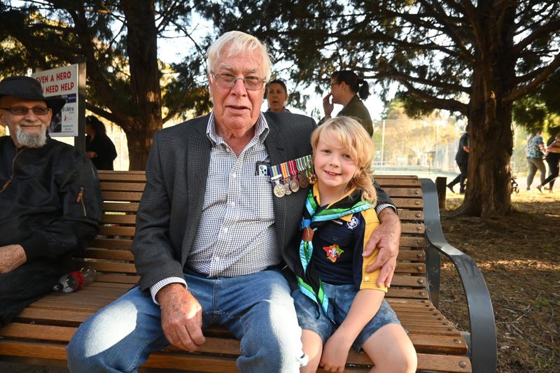 Local scouts stop to remember post image