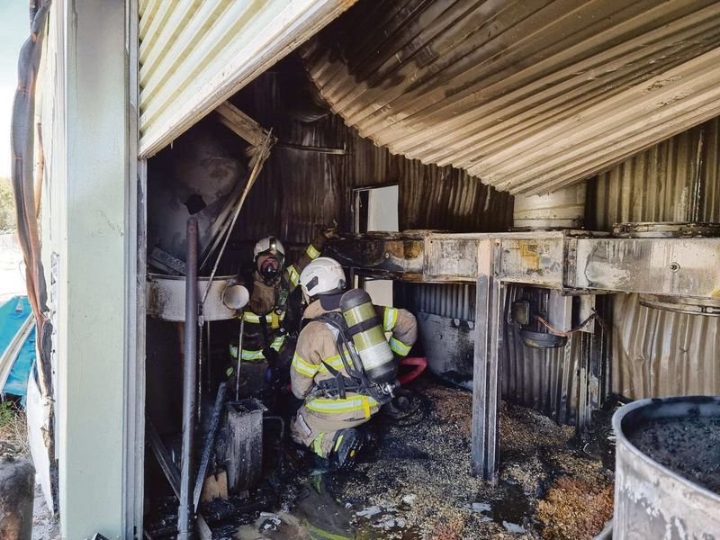 Strathalbyn Woodshed begins fire recovery post image