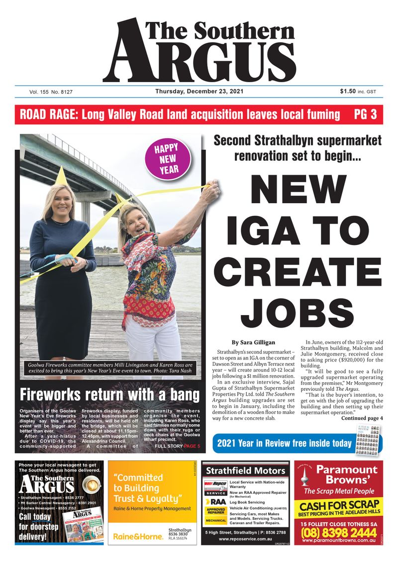 The Southern Argus - December 23, 2021 post image