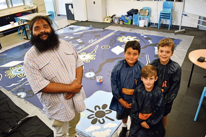 Eastern Fleurieu students collaborate on mural post image