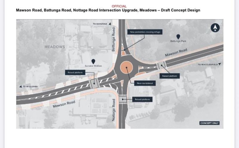 Feedback sought on roundabout design at Meadows post image