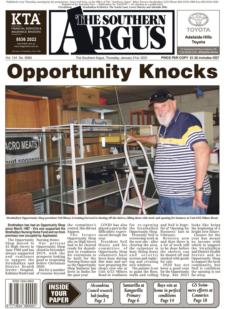 The Southern Argus - January 21, 2021 post image