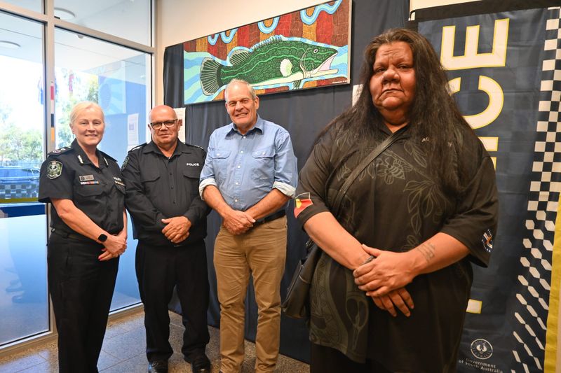 Mural unveiled at police station post image