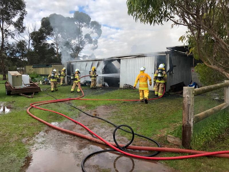 Fire decimates shed at Woodchester, causing $400,000 worth of damages post image