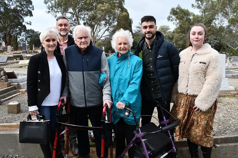 Hills veteran given ‘fitting’ headstone for his service post image