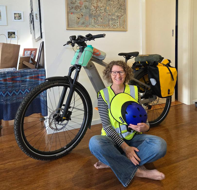 E-bike journey spotlights immunisation post image
