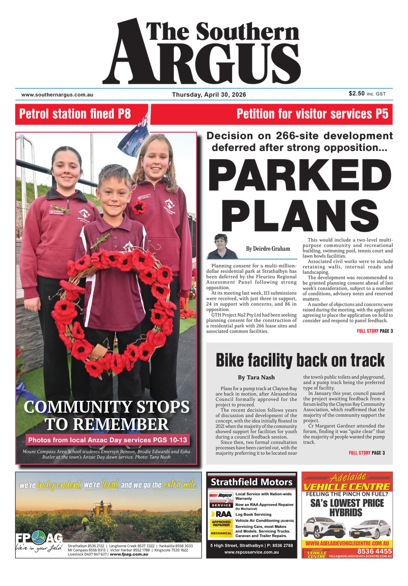 The Southern Argus - April 30, 2026 post image