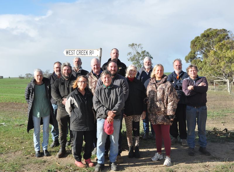 Protest over proposed West Creek Road closure post image
