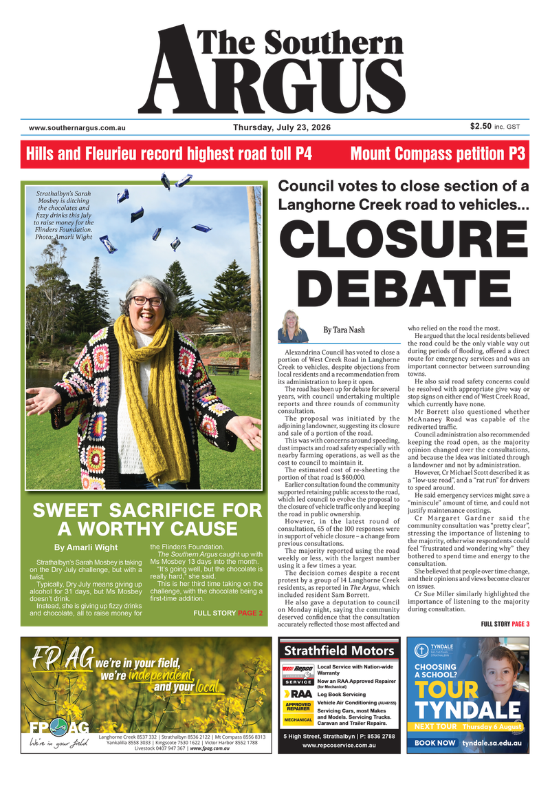 The Southern Argus - July 23, 2026 post image