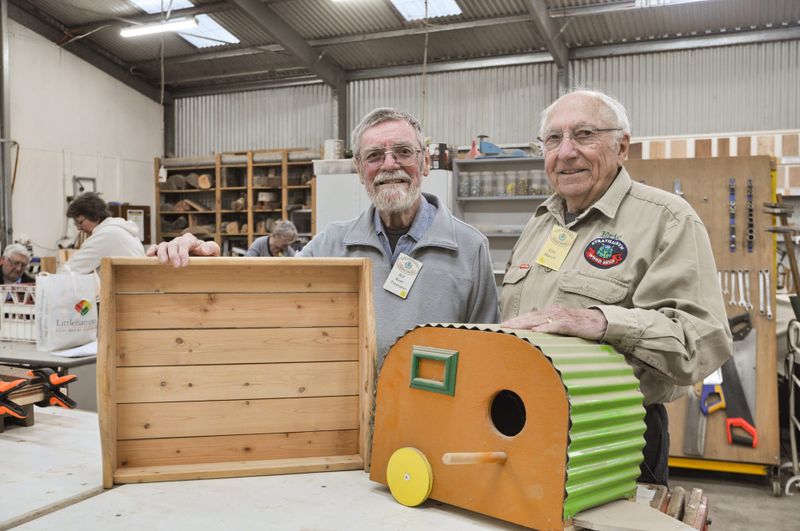 Woodworkers clock up life memberships post image