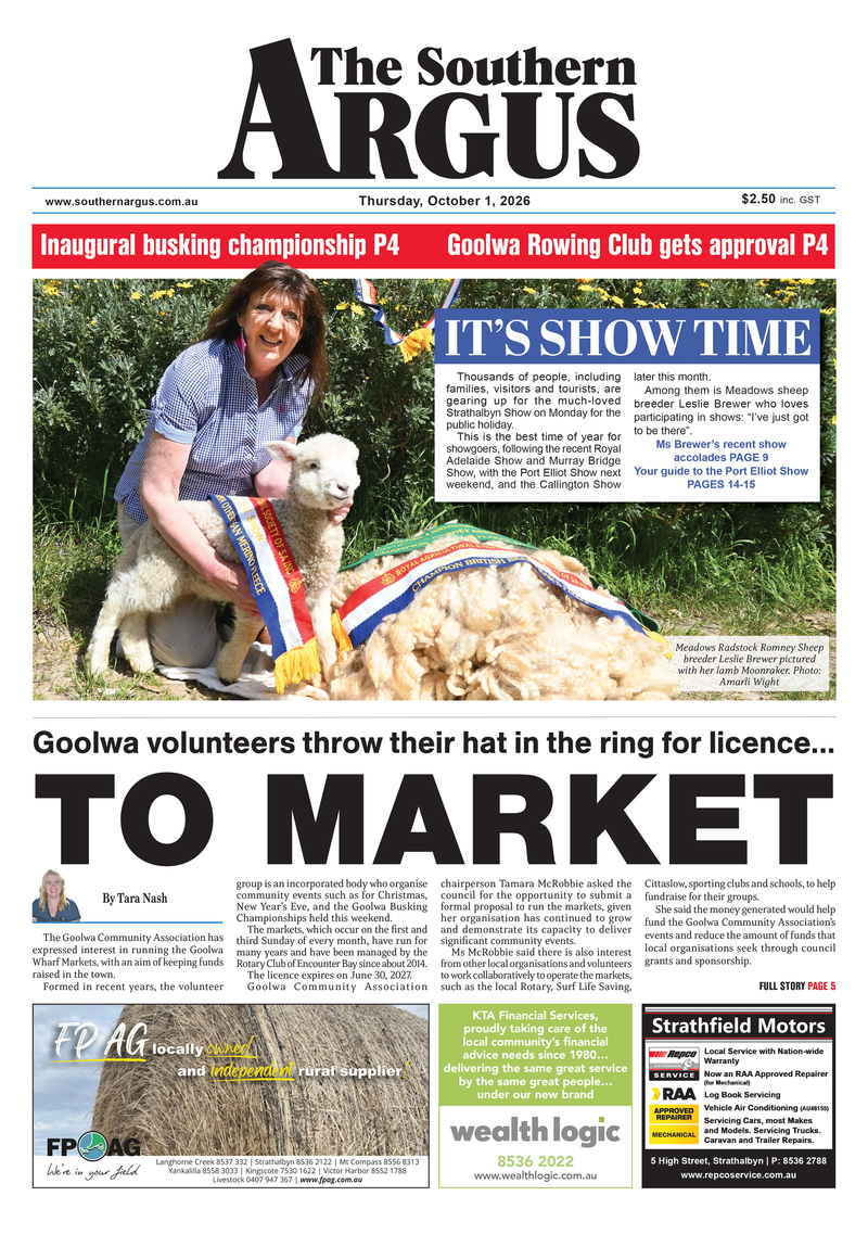 The Southern Argus - October 1, 2026 post image