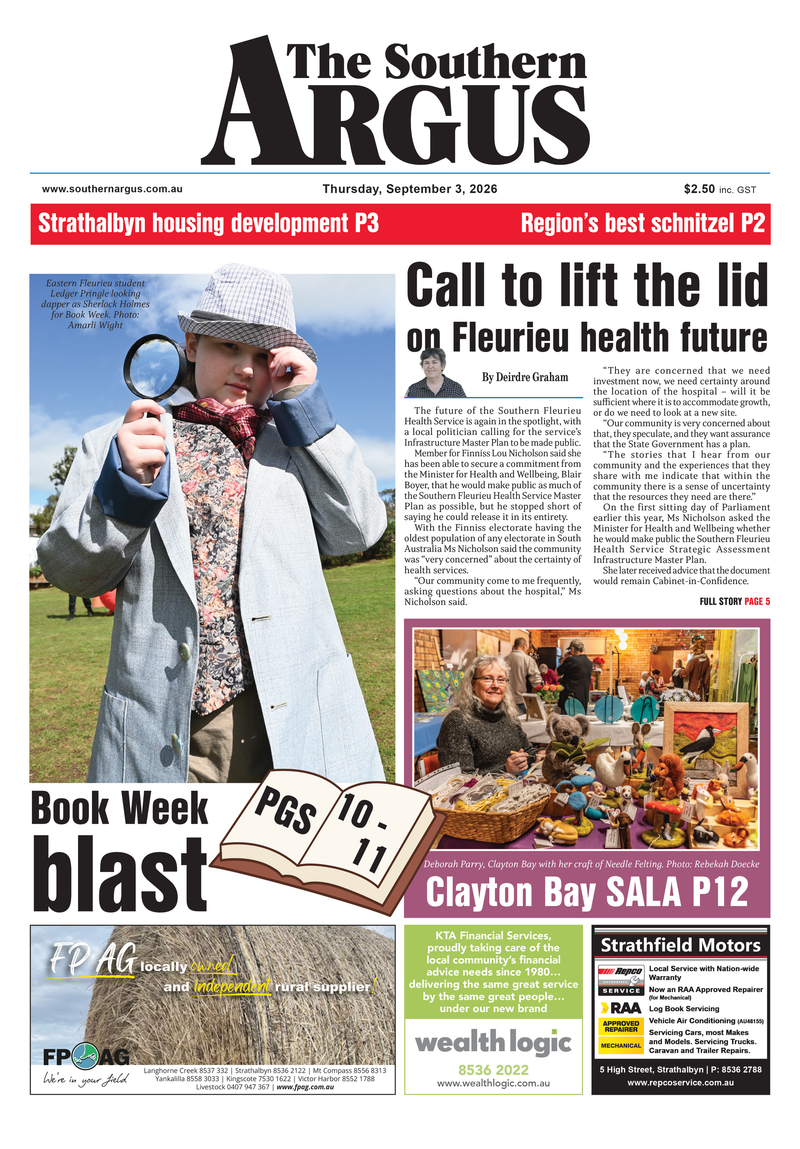 The Southern Argus - September 3, 2026 post image