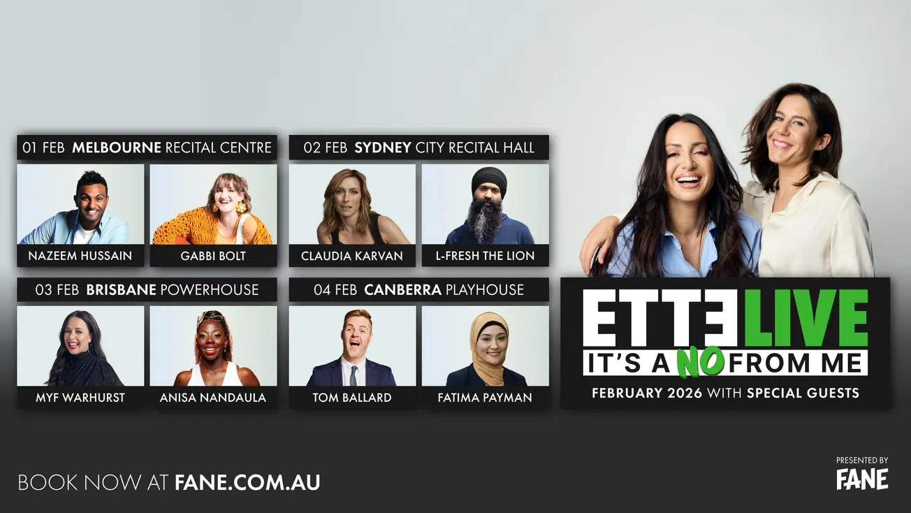 Fatima Payman + Tom Ballard join our live show line up!