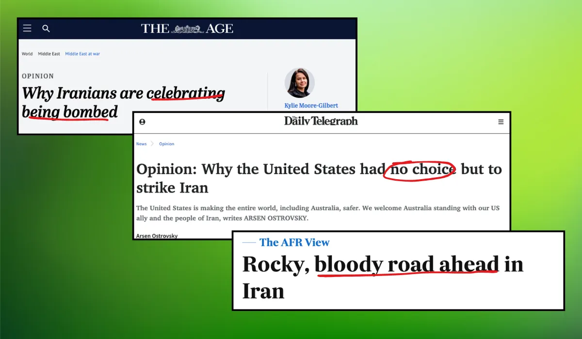 Iran/Israel Op-Eds are sending our WTF-o-meter into overdrive